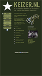 Mobile Screenshot of keizer.nl