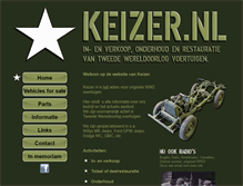 Tablet Screenshot of keizer.nl